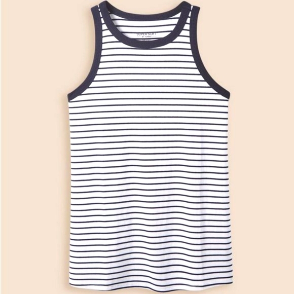 ❤️NWT VINTAGE TORRID STRIPE TANK TOP SUPER SOFT SCOOP NECK SLEEVELESS PLUS SIZE - Picture 8 of 10